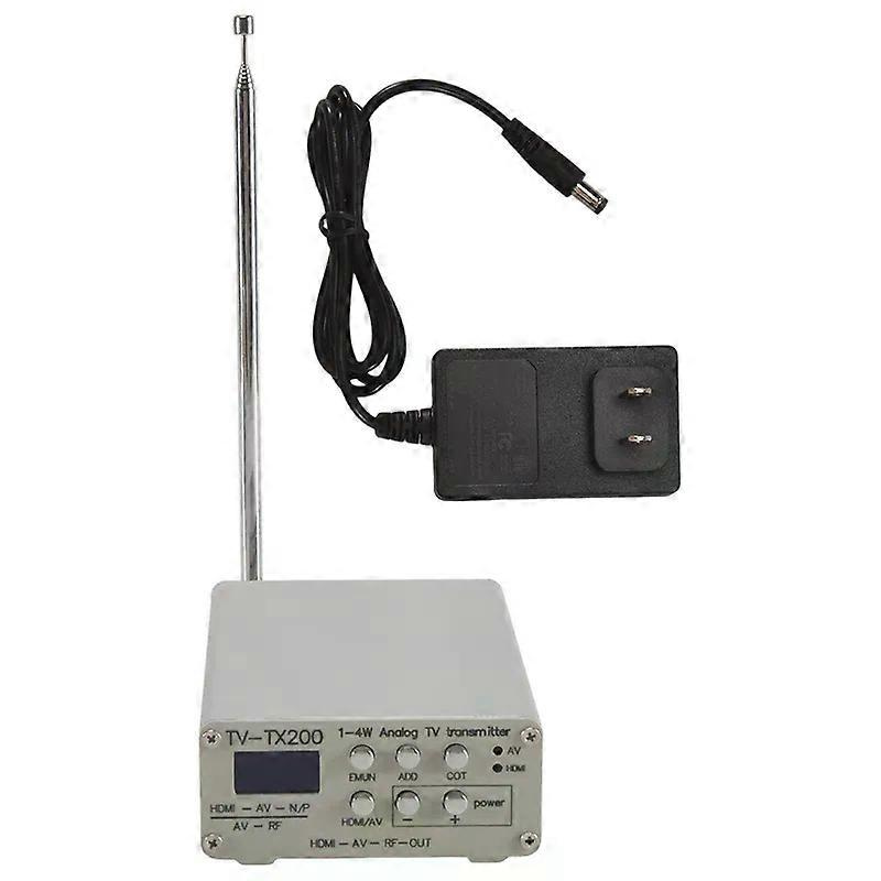 B16c-tv-tx200 Vhf/uhf-analog-tv-sender Mit Hd/av-eingang, Analogem Signalgeber Und Teleskopantenne (us-stecker)