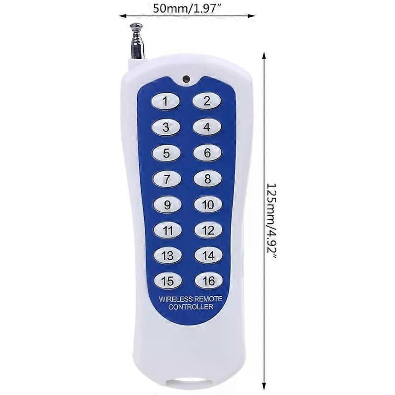 Dc12v 16ch Rf Funkfernbedienung Mit 16 Tasten Für Alarmanlage