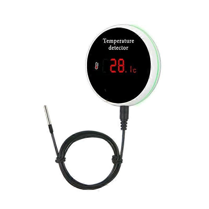 Digitaler Tuya Wlan-temperaturdetektor Mit 1-meter-sensor, Smart-life-thermostat, App-fernüberwachung