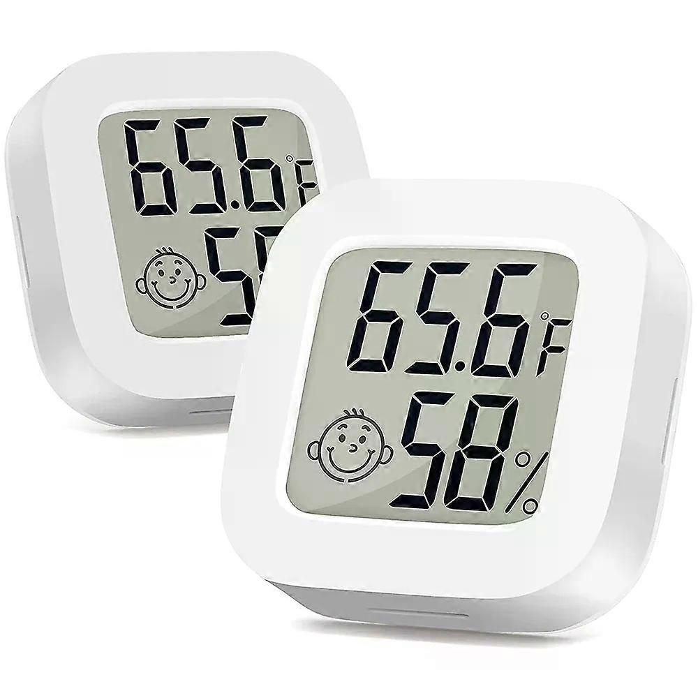 Elektronisches Lcd-digital-temperatur- Und Feuchtigkeitsmessgerät Für Innen- Und Außenbereiche, Thermometer, Hygrometer, Wetterstation, Uhr