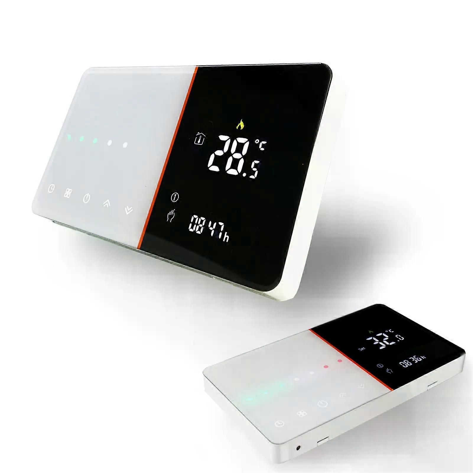 Qiumi Smart Wifi-thermostat Für Wasser-/fußbodenheizung, Elektro-/gasheizkessel, Kompatibel Mit Alexa Und Google Home