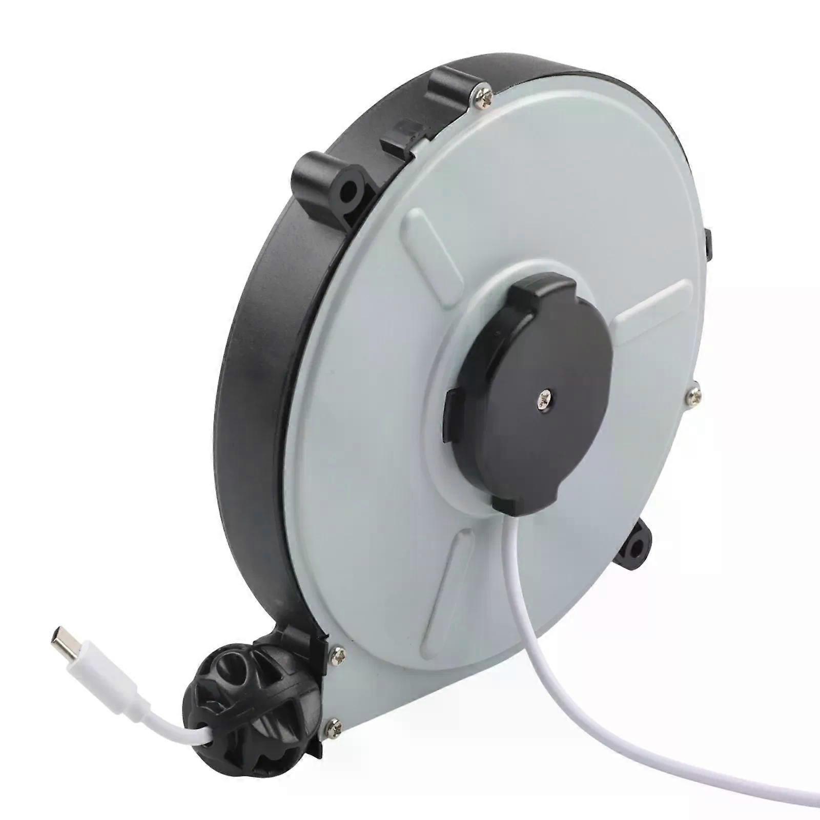 1 Stück Automatische, Einziehbare Kabeltrommel Für Strom-, Daten- Und Ladekabel Mit Schutzhülle