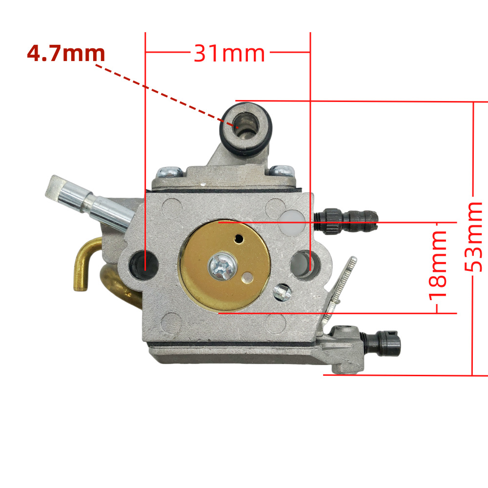 Carburateur C1q-s258 Compatible Avec Stihl Ms192t, Ms192tc, Ms192tce, 909-112. Ensemble D'Accélérateur Du Système D'Alimentation En Carburant De Tronçonneuse Avec Une Efficacité De Carburant À Atomisa