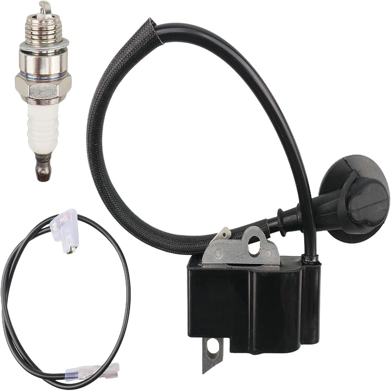 Ce Transformateur Haute Tension Est Compatible Avec La Bobine D'Allumage De La Tronçonneuse Stihl Ms311/ms391 Et Est Compatible Avec Le Modèle Original Ms311z/ms391z, Résolvant Ainsi Les Problèmes De