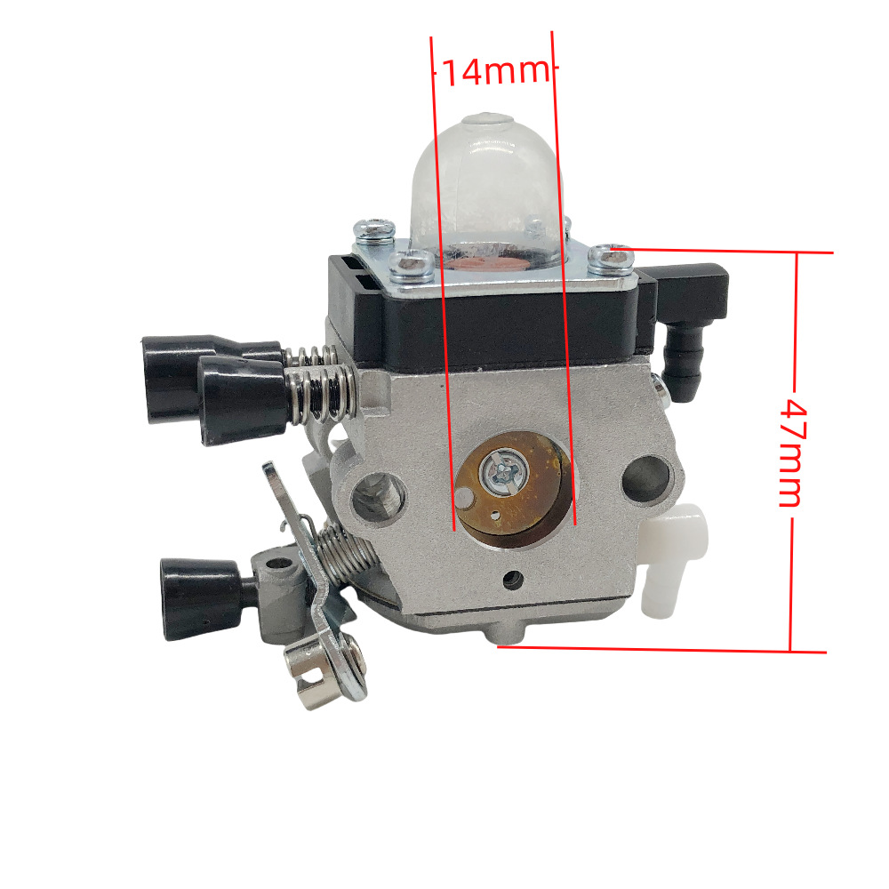 Carburateur Compatible Avec Les Débroussailleuses Fs45, Fs46, Fs55, Fs55r Et Fc55 (système D'Alimentation C1q-s186a 909-154). Mélangeur De Carburant Haute Précision Pour Une Alimentation Régulière.