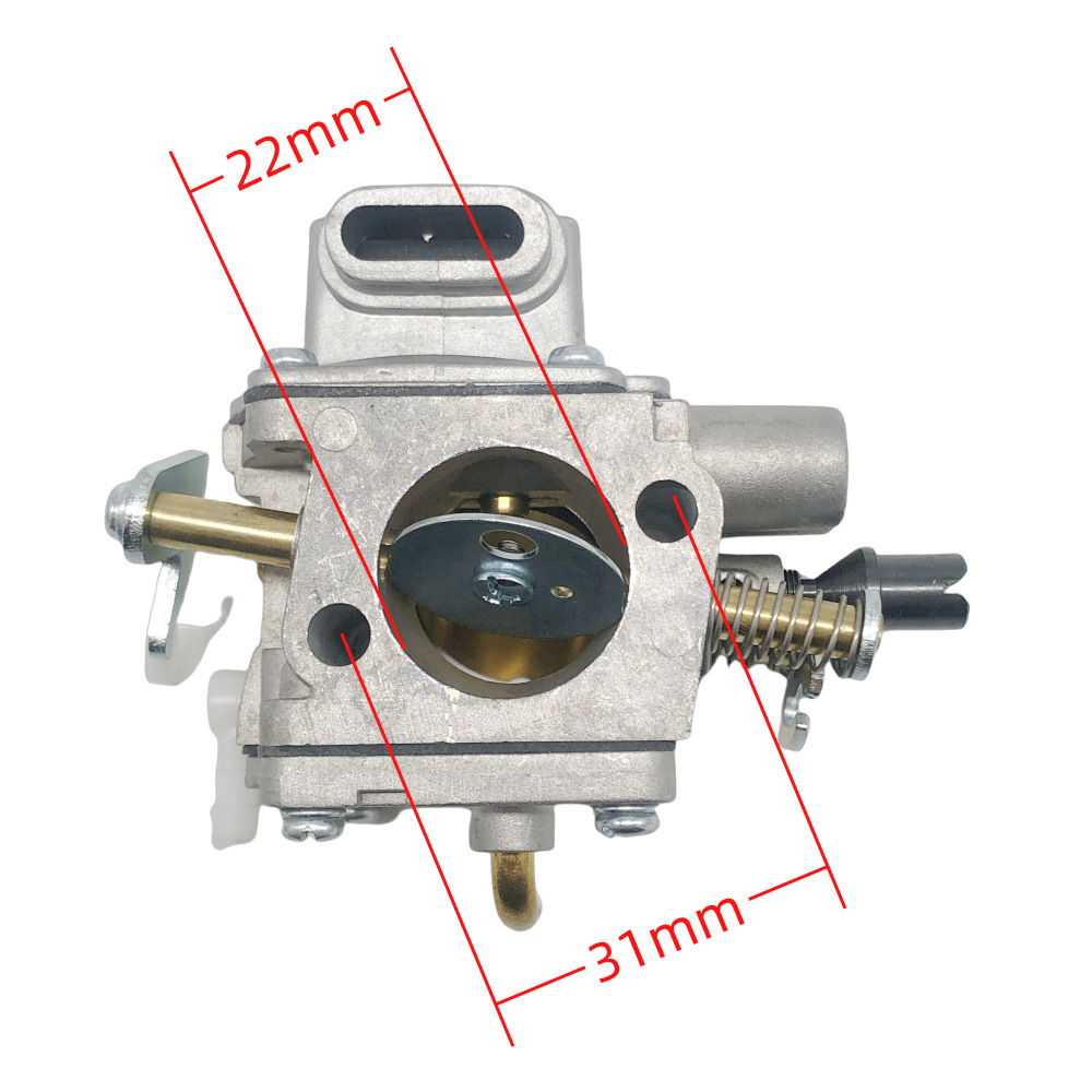 Carburateur Ms661 Adapté Au Moteur De Tronçonneuse Deux Temps 1144 120 0600 Carb Wj-135b 909-212 Avec Rapport Carburant Et Ensemble D'Accélérateur De Haute Précision.