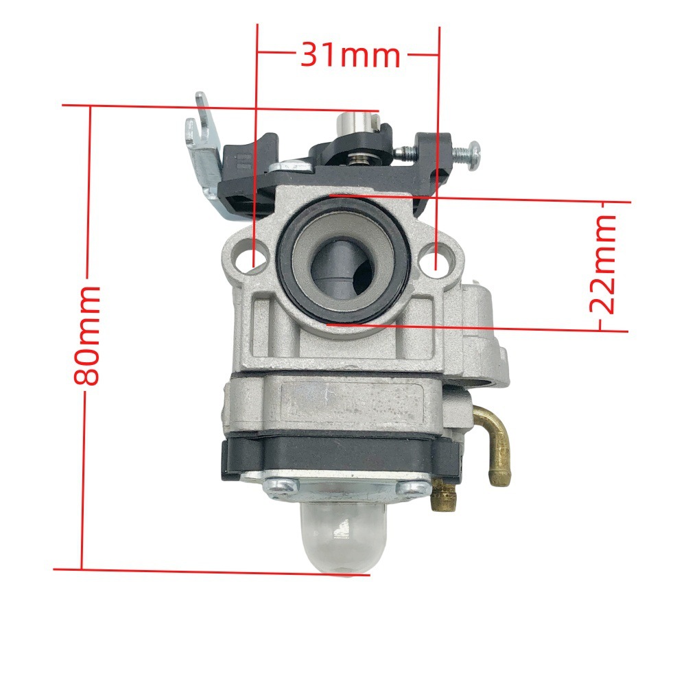 Carburateur Adapté Aux Pièces Du Système D'Alimentation En Carburant Des Débroussailleuses Srm260, Srm261, Pas260, Pas261 Wyj-250-1 909-122, Usiné Avec Précision Pour Une Puissance De Sortie Régulière