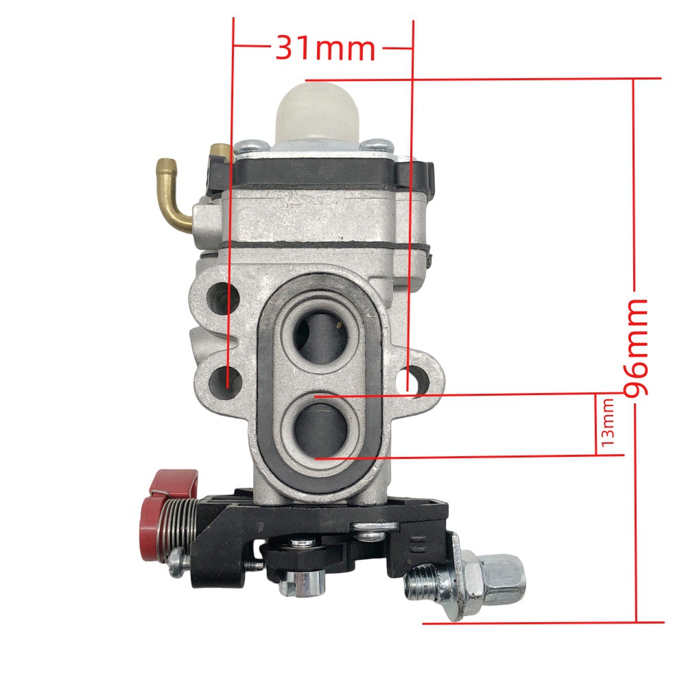 Carburateur Adapté Aux Débroussailleuses À Moteur Deux Temps Tj27e, Tj35e, 15004-2056, 150042044, 909-163, Système D'Alimentation En Carburant Usiné Avec Précision, Rapport Carburant Haute Précision,