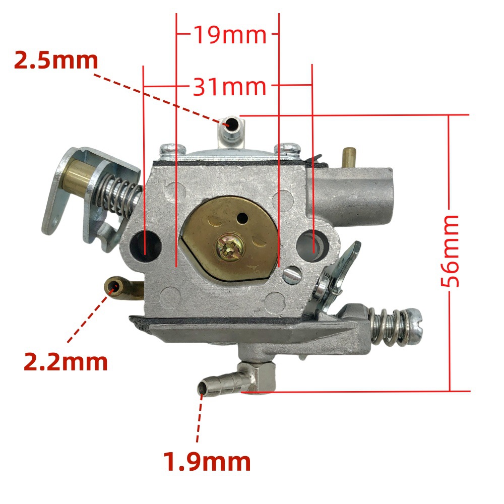 Carburateur Adapté Aux Accessoires Du Système D'Alimentation Des Moteurs À Deux Temps De Tronçonneuse Dsh 700, Dsh 900, 261957, Wt-895, 909-188, Puissance De Sortie Régulière.