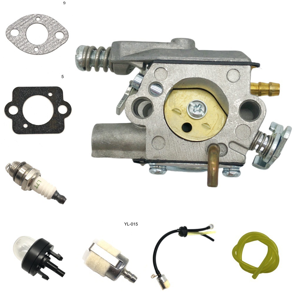 Carburateur Compatible Avec Les Tronçonneuses Wt992, Cs352 Et Cs352 (moteur Deux Temps 909-210).