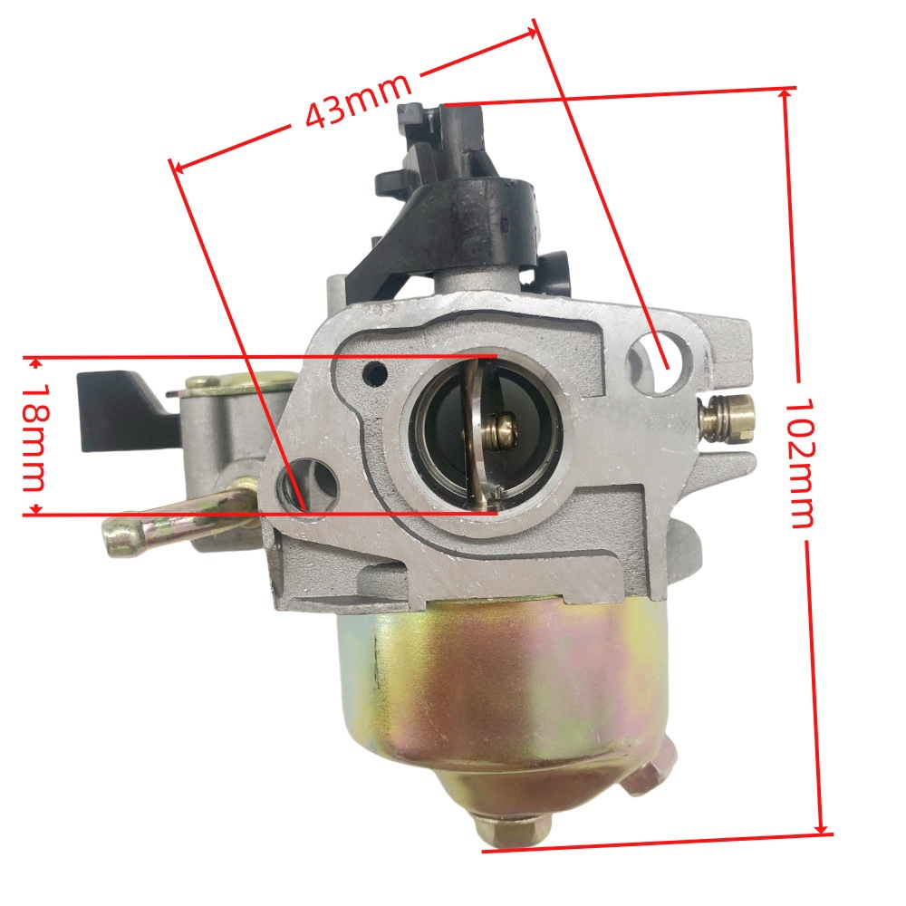 Carburateur Compatible Avec Les Tondeuses À Gazon Hr194, Hr214, Hr215, Hr216, Gxv140, Gxv160 Et L'Ensemble D'Accélérateur 505-021.
