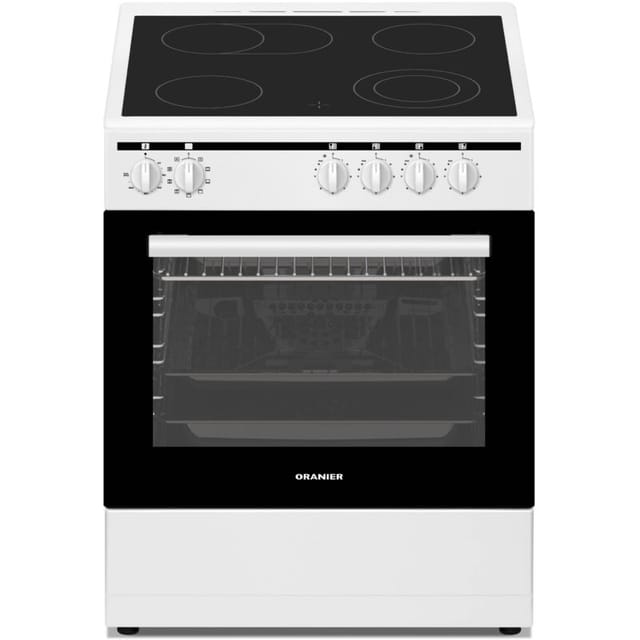 Oranier Elektro-Standherd 60 cm weiß 4 Kochzonen STE638