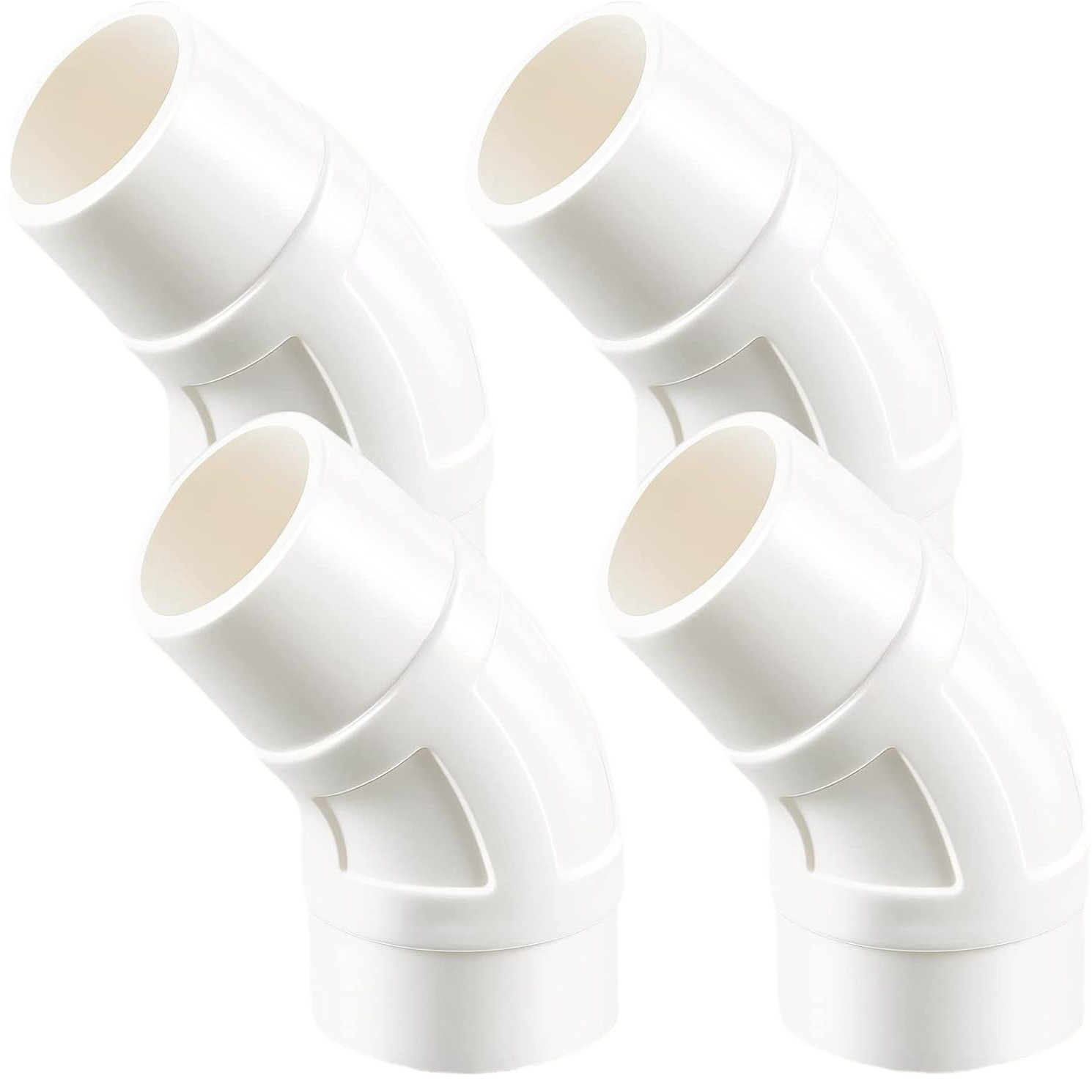 Adaptateur D'Angle Zodiac W70244 À 45 Degrés (paquet De 4) - Accessoire De Connexion Universel Pour Robots De Piscine Des Séries G2/g3/g4.