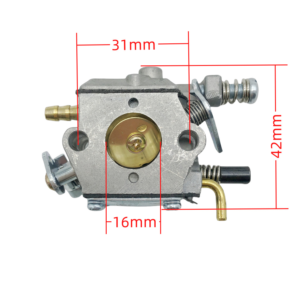 Ensemble De Corps De Papillon À Haute Efficacité De Carburant Et À Atomisation Élevée, Adapté Aux Moteurs De Tronçonneuses Deux Temps Cs-310, Cs-370, Cs-400 Wt 985 909-098.