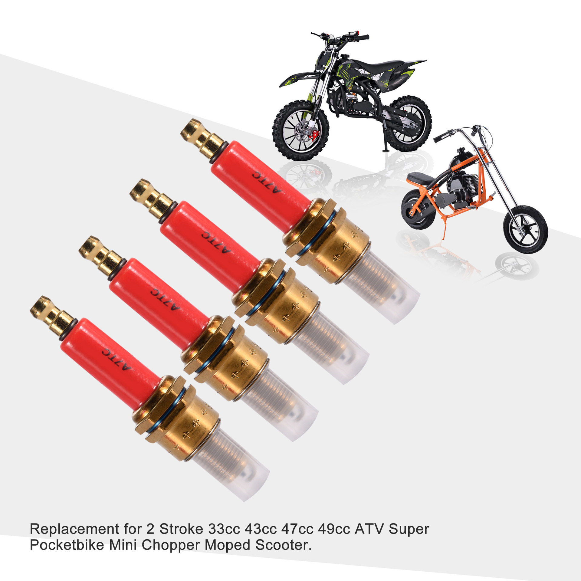 Kit Moteur Haute Performance Liu.mw A7tc Rouge En 4 Pièces : Compatible Avec Les Générateurs, Les Tondeuses À Gazon, Les Tracteurs, Les Pompes À Eau, Les Karts Et Les Moteurs À Essence À Quatre Temps