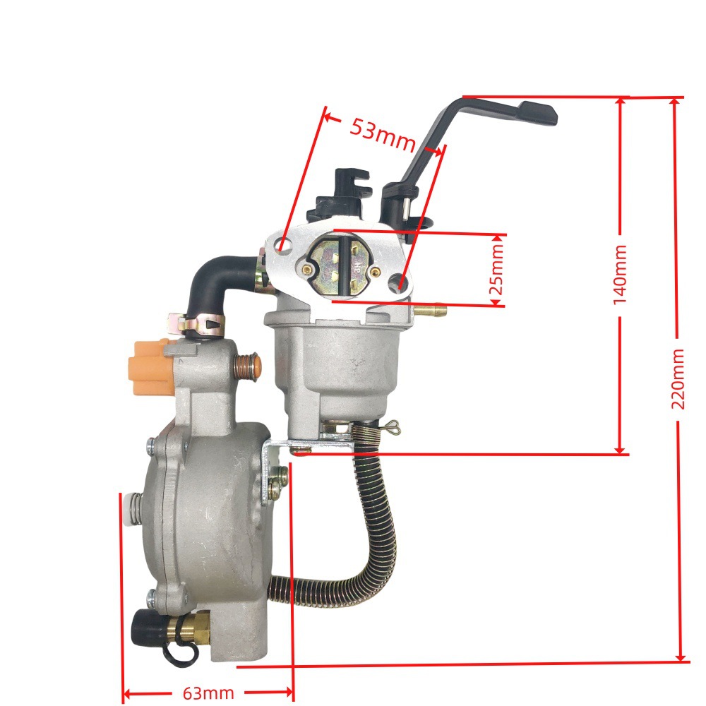 Moteur Ohv À Carburateur (5,5-6,5 Cv) Gx140 Gx160 Gx200 168f 505-036 Modèle Général À Haute Efficacité D'Atomisation