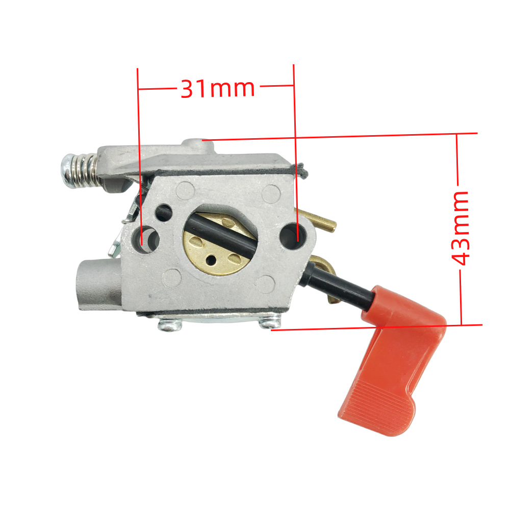 Carburateur Pour Kit De Réparation Wt-628 909-048 Pour Débroussailleuse 32cc 31wg, Accessoires Du Système D'Alimentation En Carburant Avec Une Efficacité De Carburant À Atomisation Élevée.