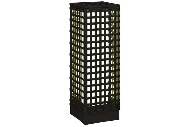 Outsunny Solarlampen Rattan mit Lichtsensor, Aufladbar LED Solarleuchte IP44 Wasserdichte, Outdoor Lampe Solarlaterne Außenleuchte für Garten Balkon