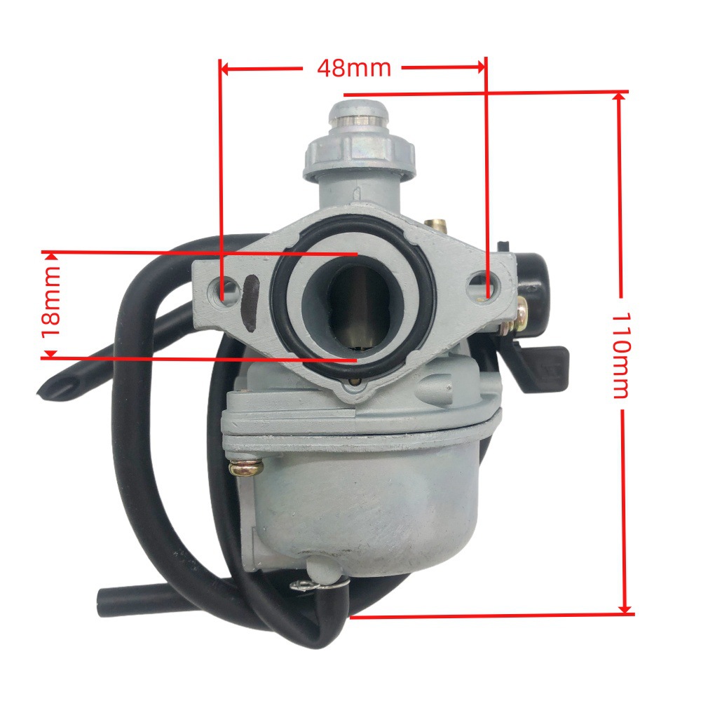 Le Carburateur Pz19f-3 Pour Cd70 (50cc, 70cc, 18mm, 404-034) Offre Une Efficacité D'Atomisation Élevée, Une Puissance De Sortie Régulière Et Des Démarrages À Froid Sans Problème.