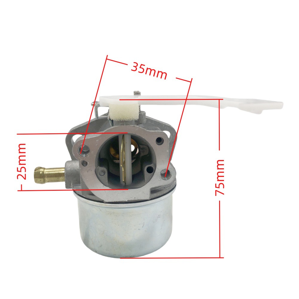 Carburateur 690152 698055 Compatible Avec Les Accessoires D'Alimentation Briggs 121605, 121607, 121612, 12r512 Et 808-046 Corps De Papillon À Haute Efficacité D'Atomisation Puissance Linéaire.
