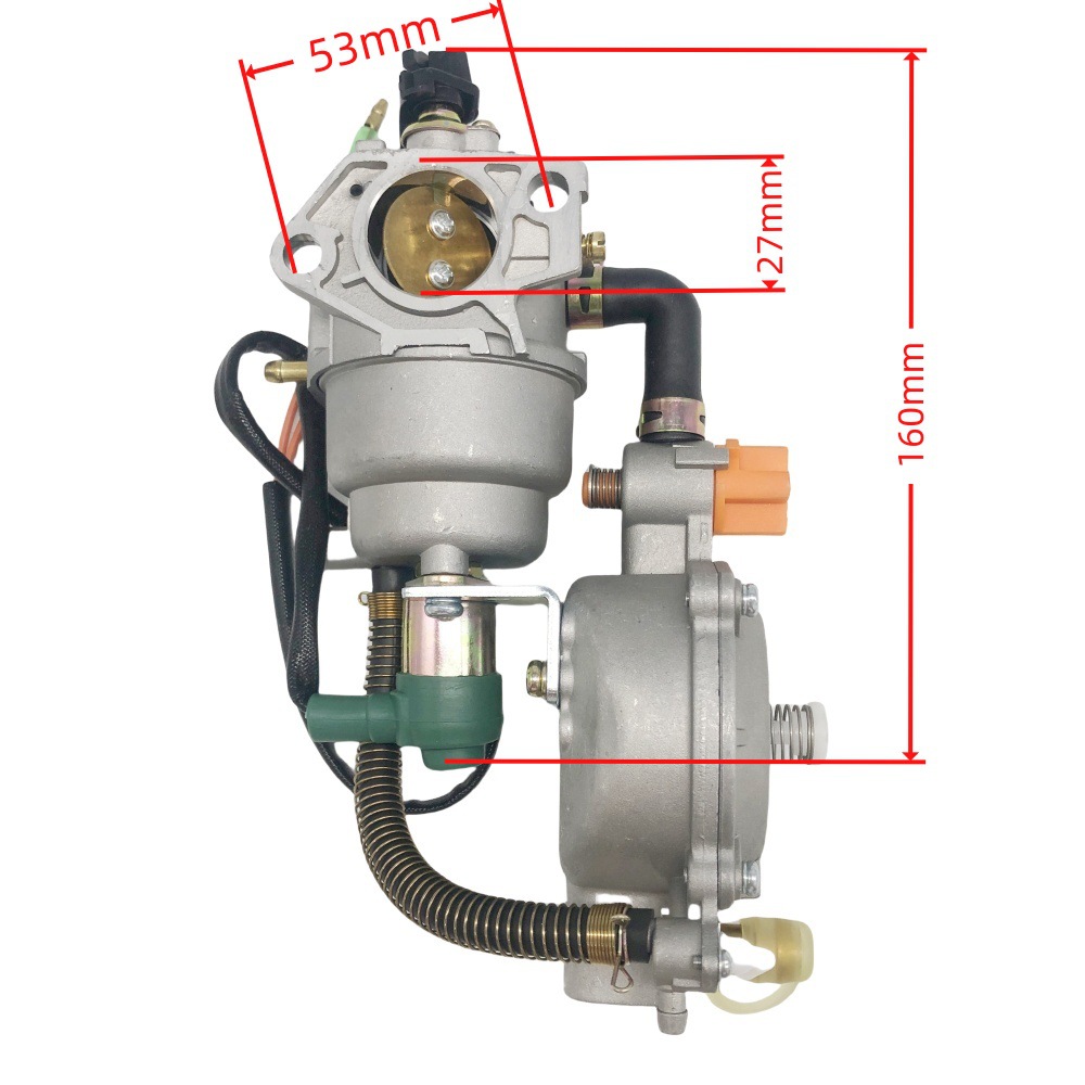 Carburateur Pour Groupe Électrogène Bicarburant Compatible Avec Les Systèmes Essence/gpl Gx390, Gx340 Et 188f (5-8 Kw, Référence 505-037).