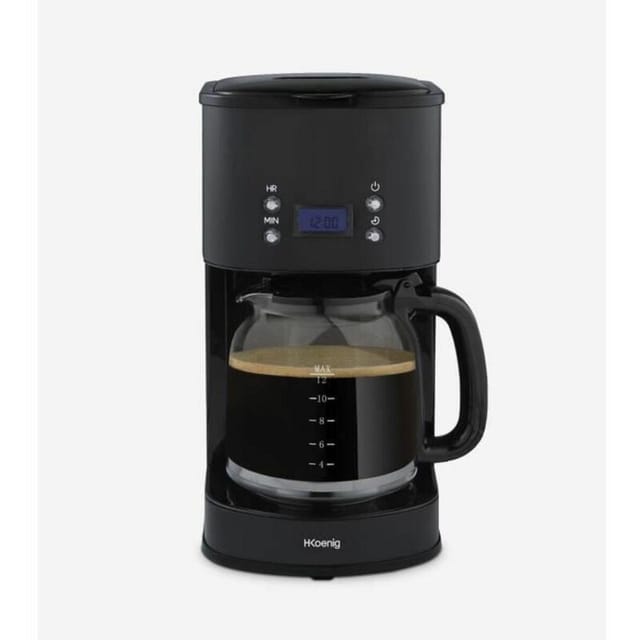 H.Koenig MG32 programmierbare Kaffeemaschine schwarz 1,5 Liter