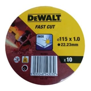 Trennscheibe Edelstahl flach 115 mmx1.0 mm DT3506-QZ - Dewalt
