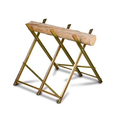 Holzstar Sägebock SB 1 verzahnte Auflagefläche Länge 80 cm klappbarer Holzbock