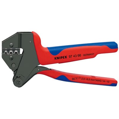 Knipex - neuwertig] Crimp Systemzange Zange Werk 97 43 66 1 Stück 0.5 Bis 6 Mm² B-Ware