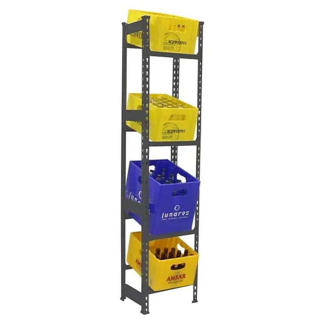 Simonrack Flaschenregal Metall anthrazit 4 Regale