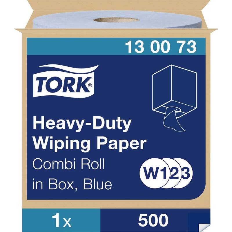 [gebraucht] B-ware Tork Reinigungstücher 2 Lagig 500 Blatt Oberflächenreinigung Blau Karton