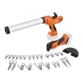 Fein - Akku-Kartuschenpresse und Akku-MultiMaster akp 18-600 as Autoglaser-Set ohne Akku und Ladegerät
