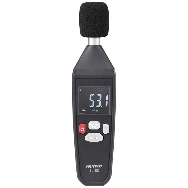 Voltcraft - SL-80 Schallpegel-Messgerät 30 - 130 dB 31.5 Hz - 8 kHz