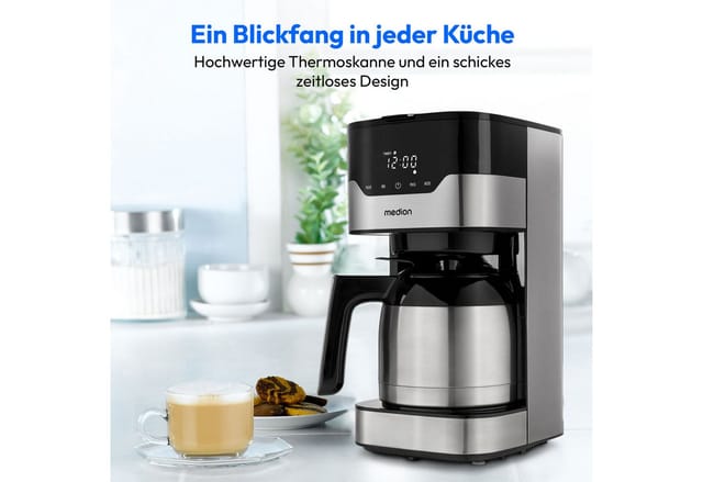 MEDION Medion MD 18458 Kaffeemaschine mit Thermoskanne