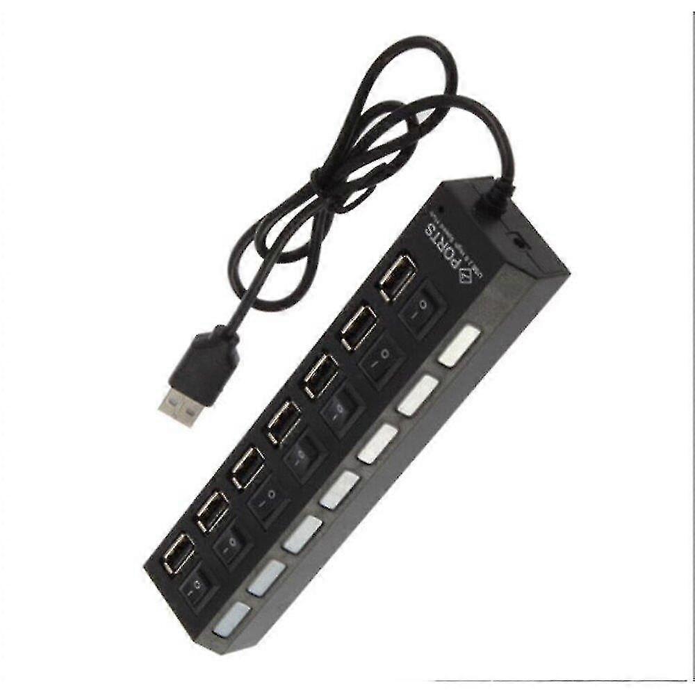 Hiperdeal Neuer 7-port-led-usb-2.0-adapter-hub Mit Ein-/ausschalter Für Pc Und Laptop (angebot Vom 18. März 2024)