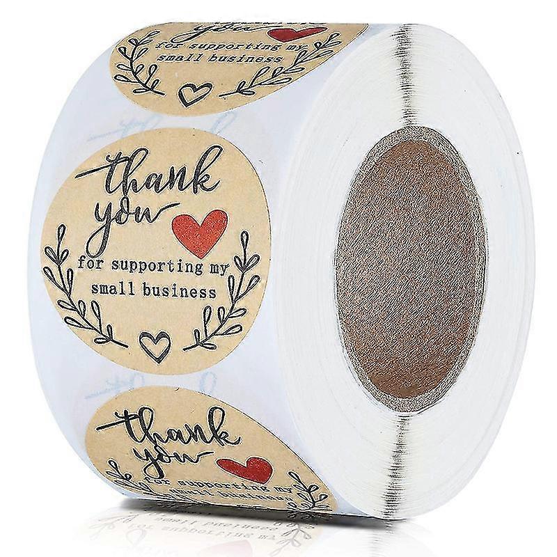 Yaju – Danke Für Die Unterstützung Meines Kleinunternehmens Aufkleber Für Diy-geschenkverpackungen (6 Rollen)