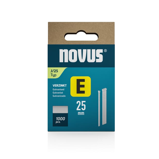 Steinel - NOVUS Nagel E Typ J 25 mm 1000 Stück - 044-0091