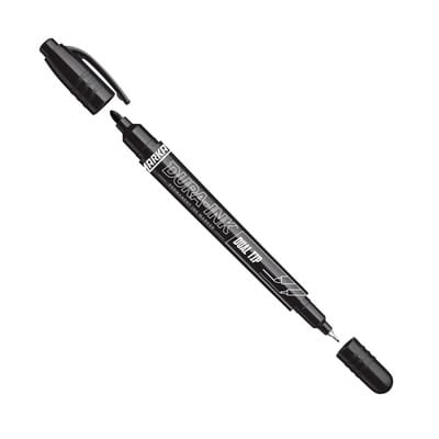 Markal DURA-INK DUAL TIP 96283 Permanentmarker Schwarz wasserfest: Ja