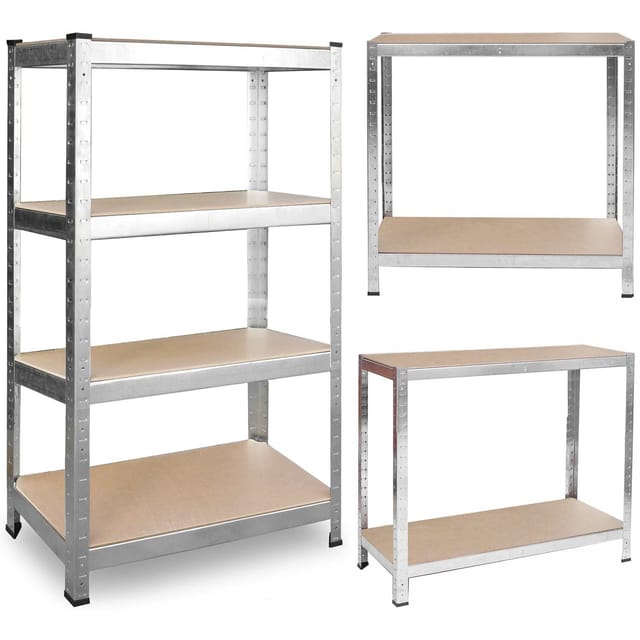 Lagerregal aus Metall 174 x 80 x 40 Plonos 470100