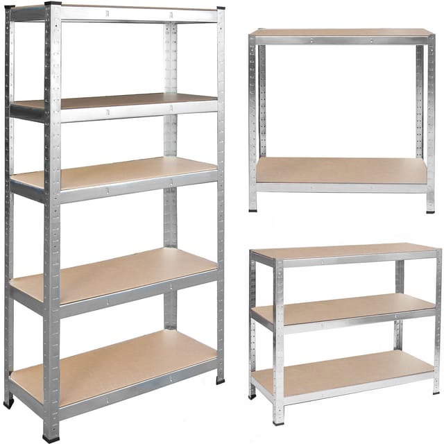 Lagerregal aus Metall 180 x 90 x 40 Humberg 4846