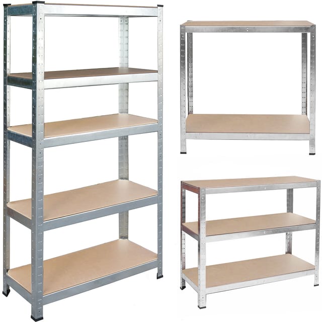 Lagerregal aus Metall 180 x 90 x 40 cm Humberg HR-812