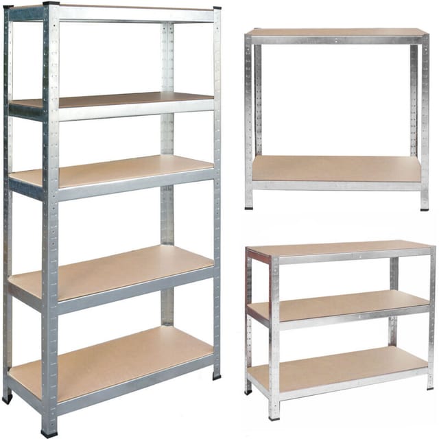 Lagerregal aus Metall 180 x 100 x 50 cm Humberg 4849