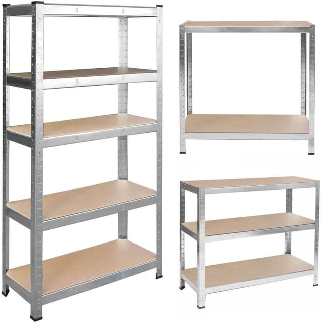 Lagerregal aus Metall 205 x 120 x 45 Humberg 4850