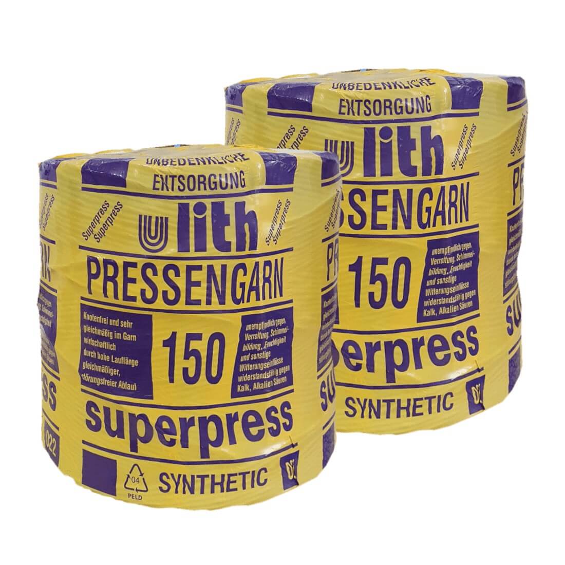 Ulith Superpress Pressengarn Blau 150 M/kg, 20 Kg