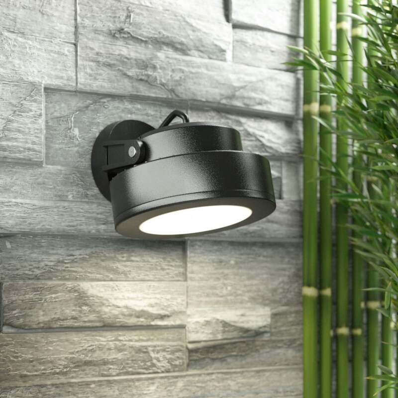 [gebraucht] B-ware Außenstrahler Tommy Schwarz 1-flammig Led Gartenlampe Flutlicht 10w Ip66 1200lm