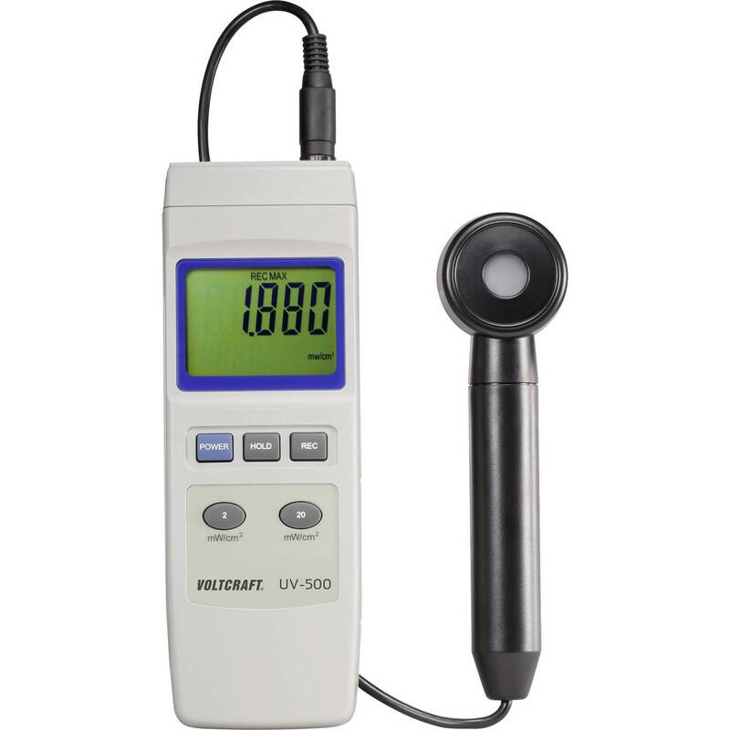 [neuwertig] B-ware Voltcraft Uv-messgerät Uv-500 Strahlungsmessgerät 0.002-19.99mw/cm² Digital 383g