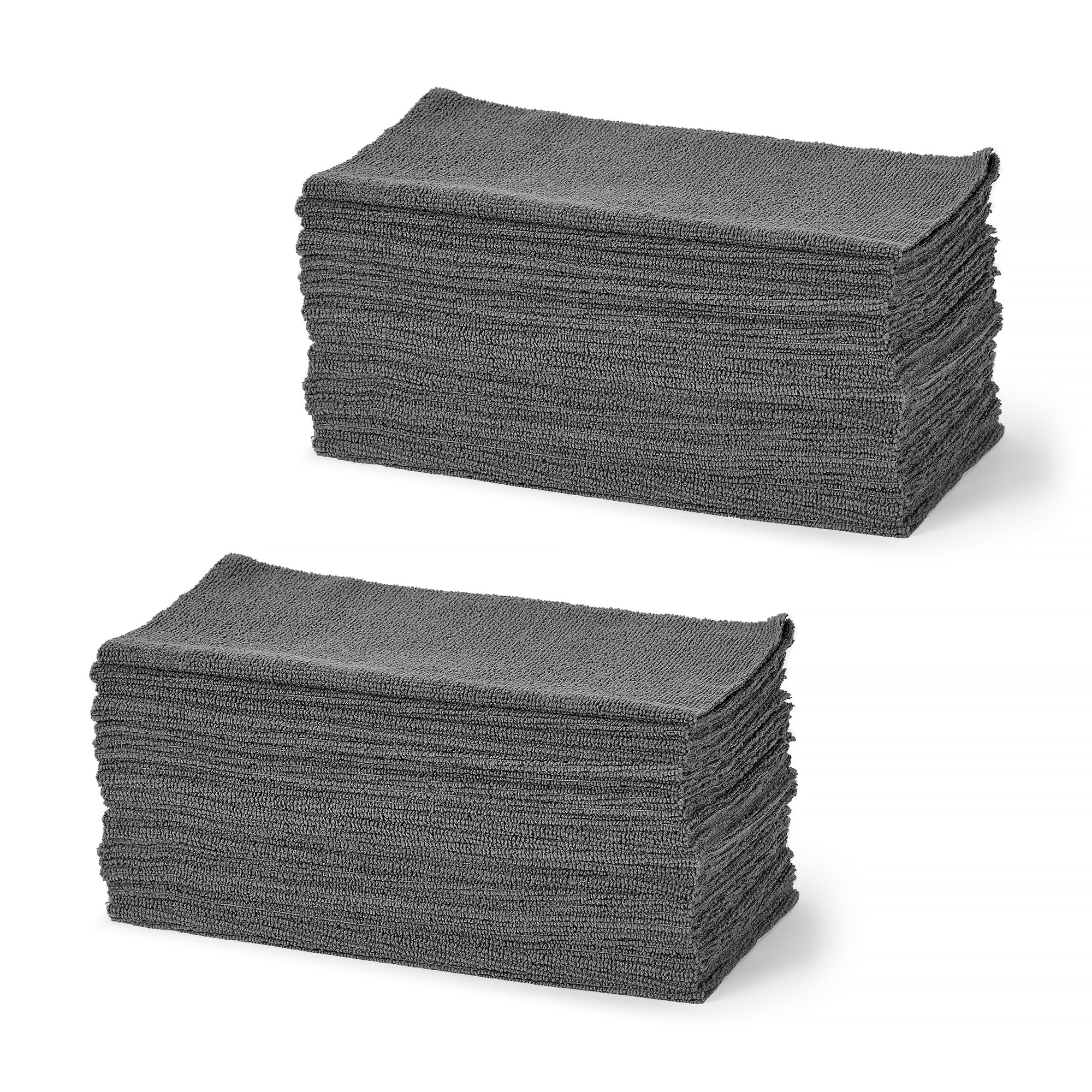 12" X 12" Mikrofasertücher, Grau, 48er-packung, Für Autos, Lkws Und Boote – Fleckenfreie Trockenreinigung