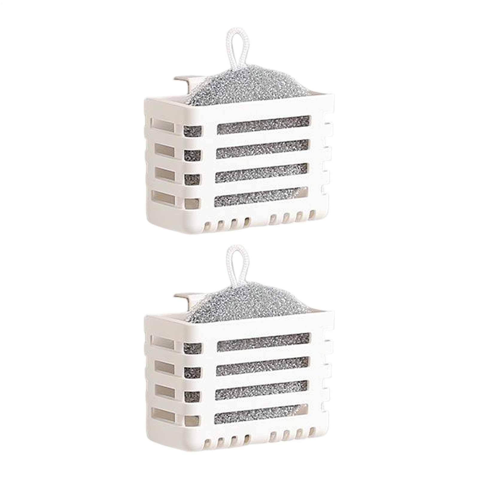 Set Aus Zwei Erweiterbaren Aufbewahrungskörben, Geeignet Für Badezimmer, Duschen, Küchen Und Schränke.