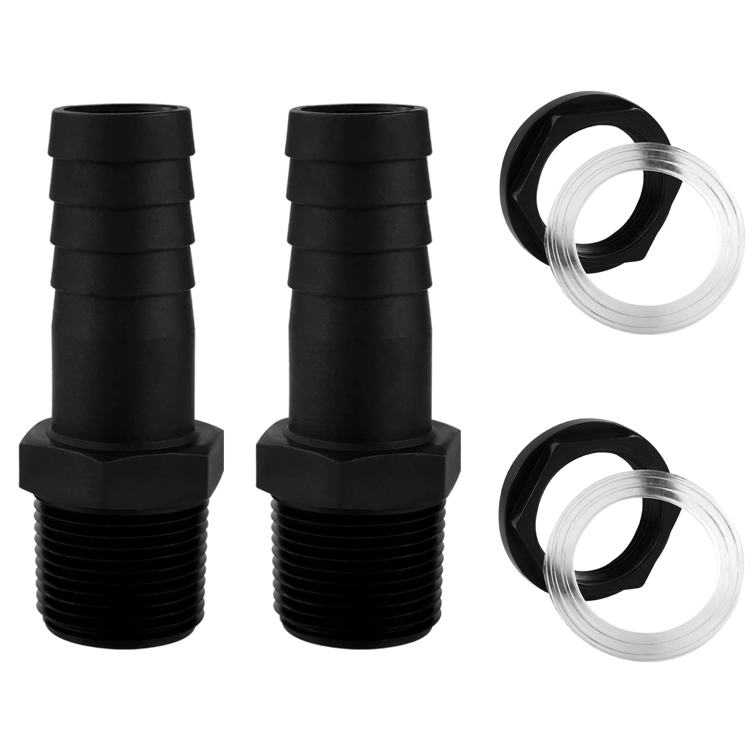 2 Sets Pvc-wandmontagezubehör, 25-mm-wandanschluss Für Wassertanks