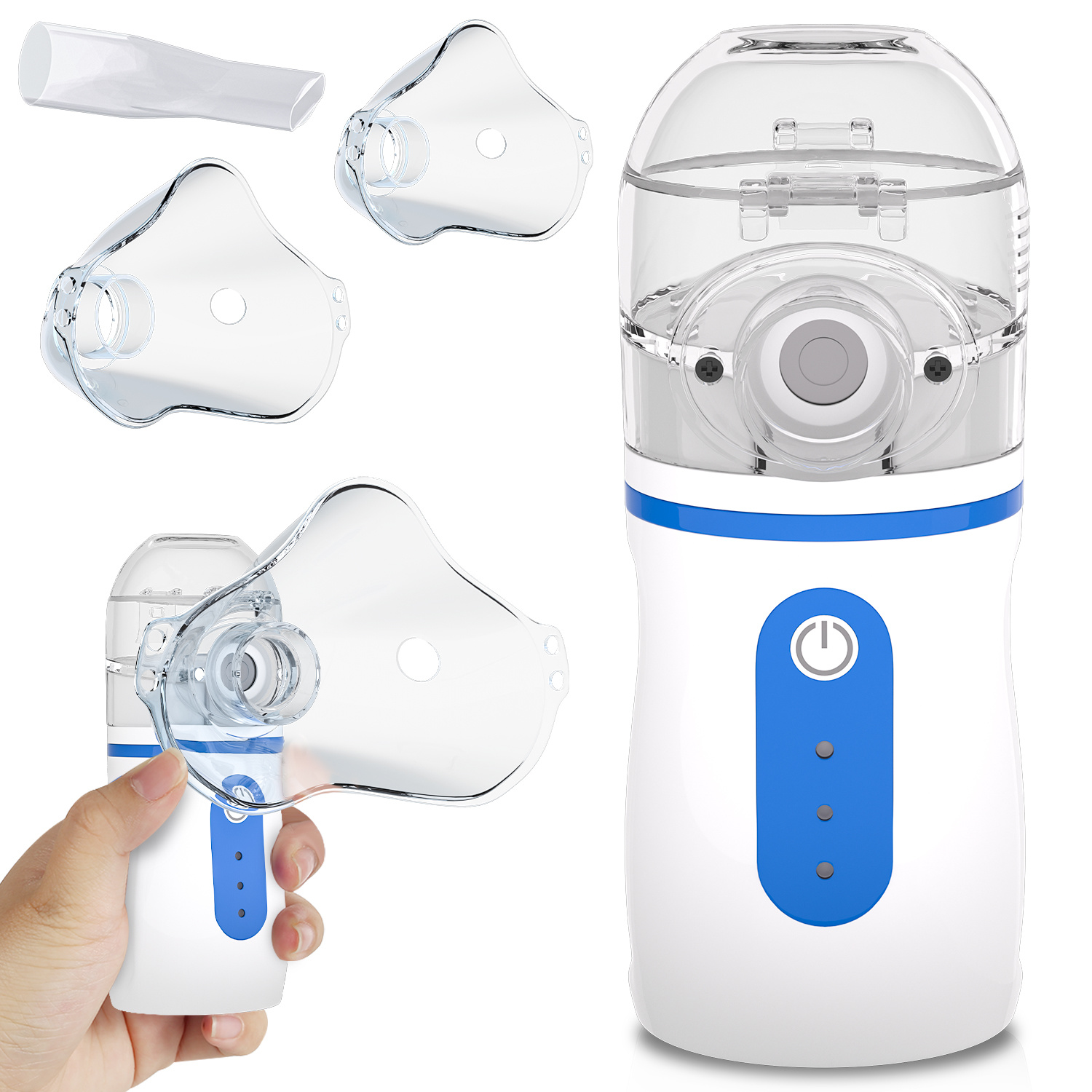 Wolketon Tragbarer Und Leiser Vernebler-inhalator, Inklusive Mundstück Und Maske